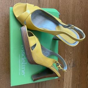 Yellow Madeline Heels